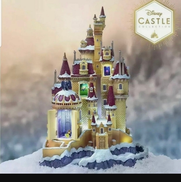 Disney Castle Collection Beauty And The Beast BELLE Light Up CASTLE #10/… - Picture 9 of 9